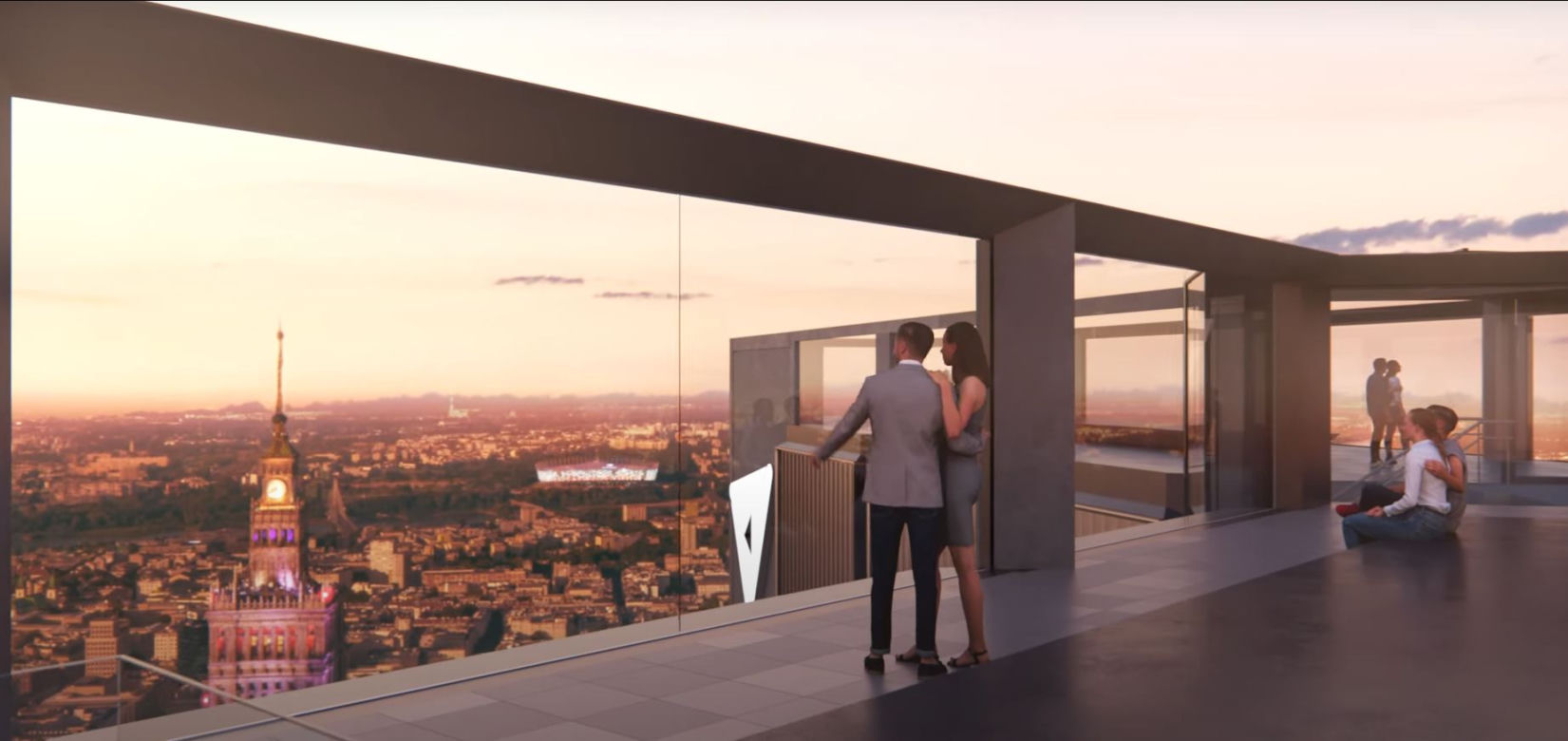 Niesamowite tarasy widokowe na Varso Tower
