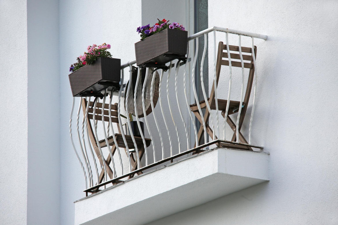 Nowoczesny balkon, mały balkon w bloku - aranżacje, inspiracje, zdjęcia