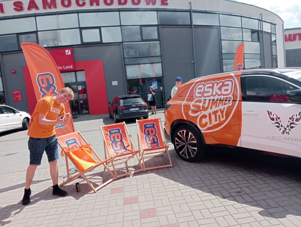 Eska Summer City Olsztyn. Wizyta w Auto Land