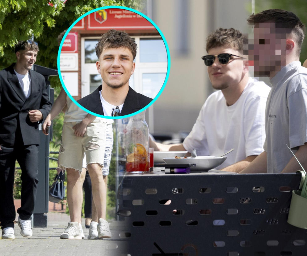 Oskar Pietuszewski napisał maturę. Tłum kibiców czekał na gwiazdora pod szkołą