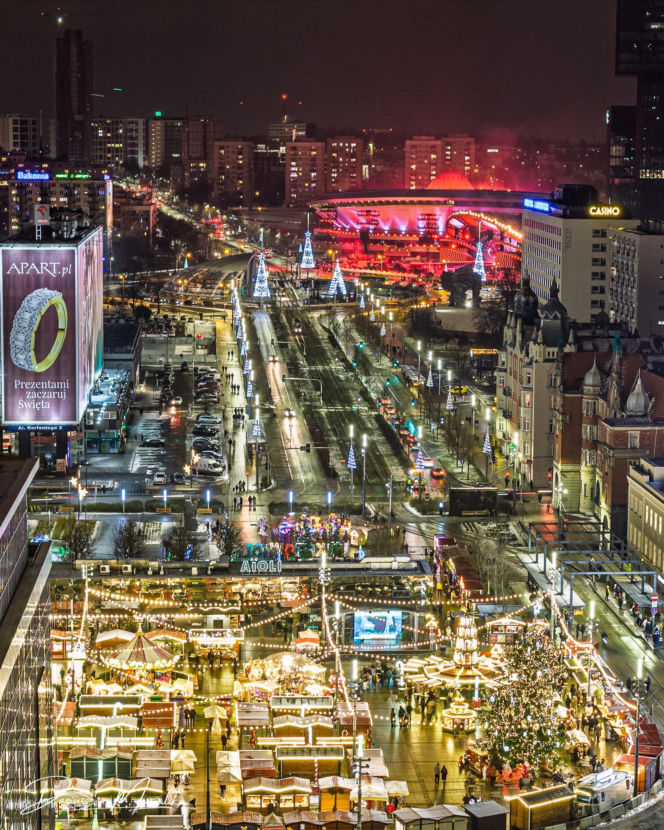 Sylwester w Katowicach - scena