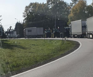 Strajk rolników w woj. podlaskim