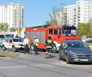 Samochód zderzył się z tramwajem na Puławskiej