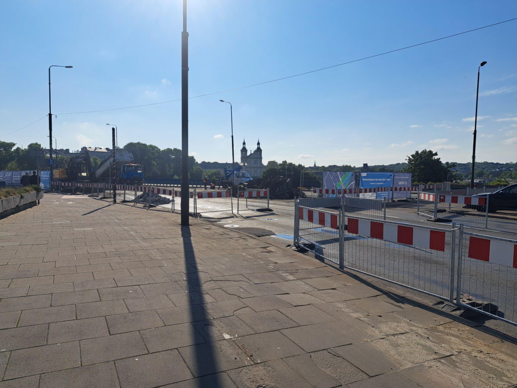 Remont mostu Grunwaldzkiego w Krakowie