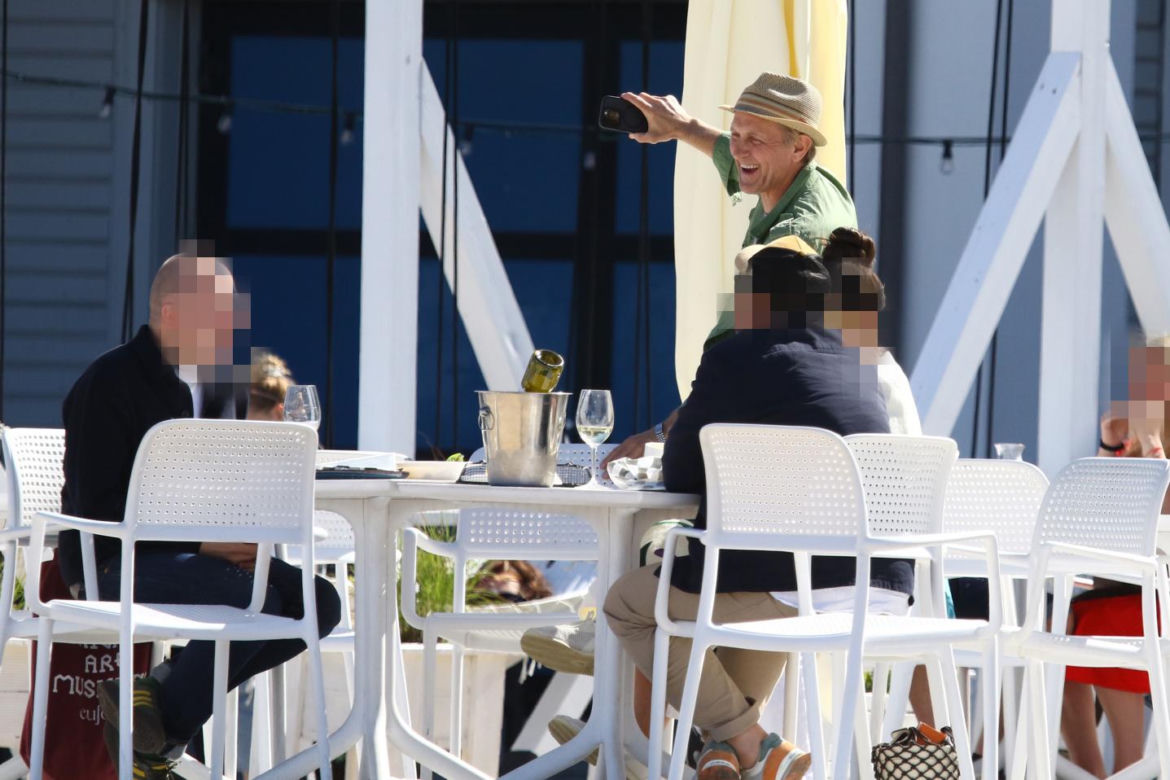 Andrzej Chyra w Sopocie bez zęba i bez alkoholu 