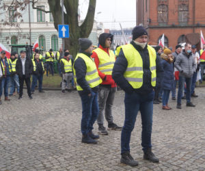 Strajk rolników w Bydgoszczy [ZDJĘIA]