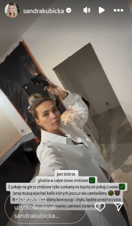 Sandra Kubicka pokazała nowy dom! Baron nieźle zasuwa na budowie! Lecą mocne słowa