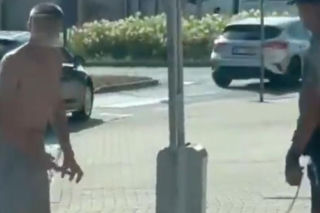 Półnagi mężczyzna z nożem gonił ludzi na ulicy. Dantejskie sceny we Wrocławiu
