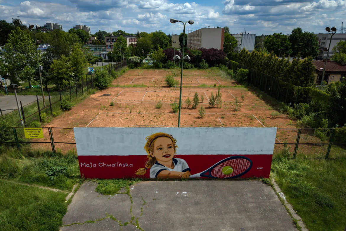 Mural poznańskiego artysty dla Mai Chwalińskiej