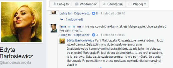 Edyta Bartosiewicz, Małgorzata R.