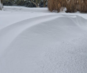 Śnieżyca w powiecie sławieńskim
