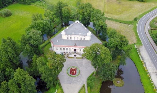 Pałac i platan we Włoszakowicach