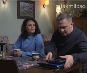 M jak miłość odc. 1662. Artur Rogowski (Robert Moskwa), Marysia (Małgorzata Pieńkowska)