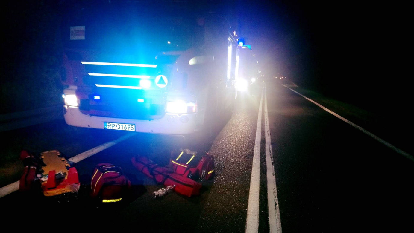 Tragiczny wypadek ukraińskiego autobusu w Leszczawie Dolnej