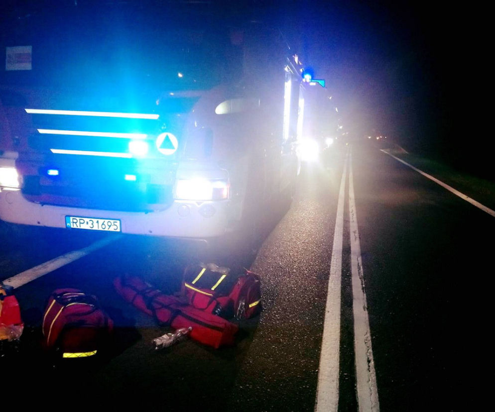 Tragiczny wypadek ukraińskiego autobusu w Leszczawie Dolnej