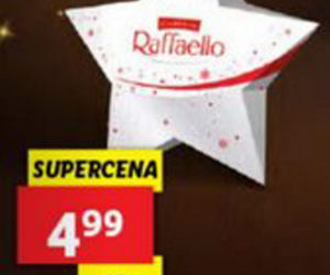 Gwiazdka Raffaello 4,99 zł/40 g