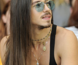 Michał Szpak w towarzystwie Rosati, Zielińskiej, Sablewskiej i Honey na imprezie kosmetycznej