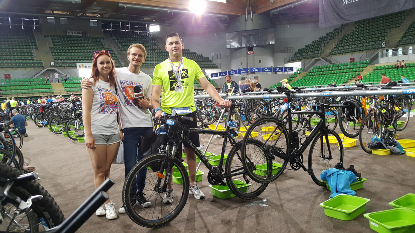 Patrol ESKA Summer City kibicował zawodnikom Enea Bydgoszcz Triathlon