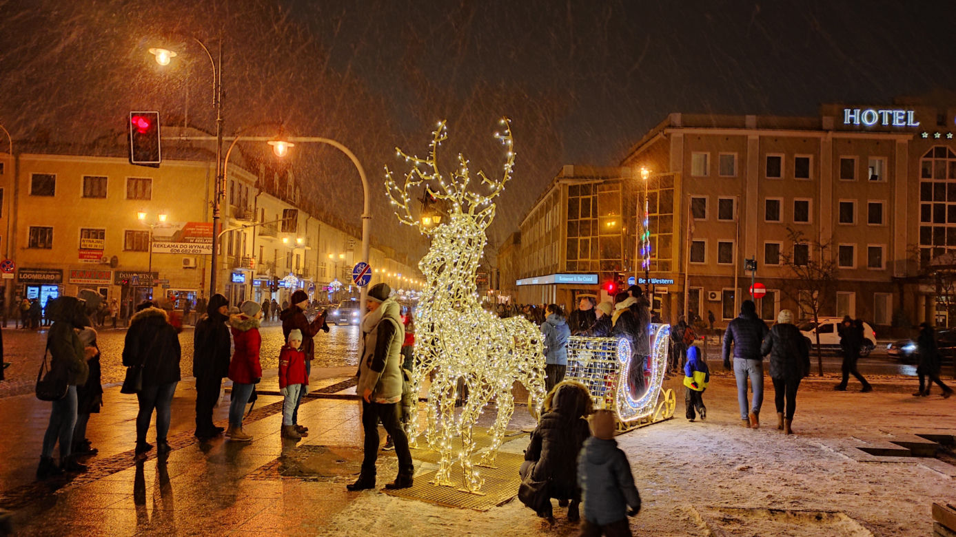 Boże Narodzenie 2021: Świąteczne iluminacje w Białymstoku