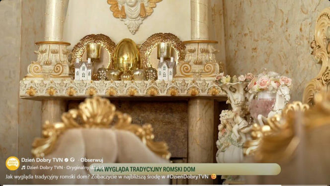 SZOK! Tak mieszka Bogdan Trojanek. Złoto, przepych i egzotyczna papuga!