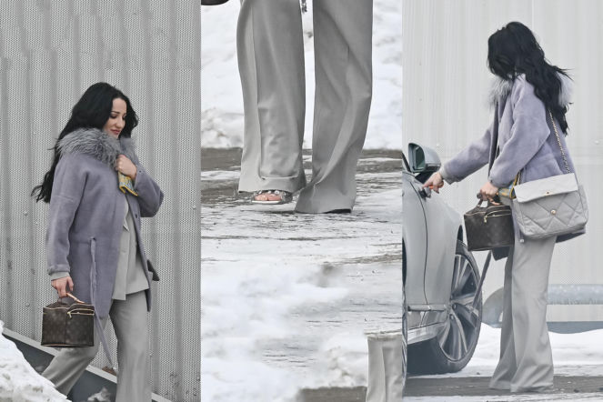 Jusia wietrzy palce w śniegu! Steczkowska wybrała sandałki i brnęła w zaspach...