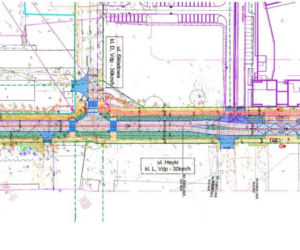 Nowy układ komunikacyjny na Kępie Parnickiej