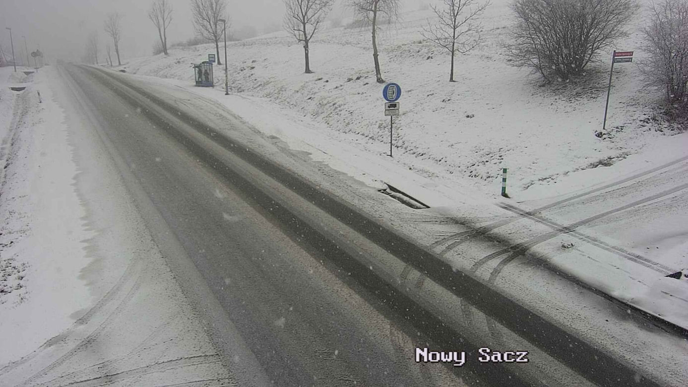 Potężne śnieżyce w Małopolsce