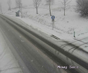 Potężne śnieżyce w Małopolsce