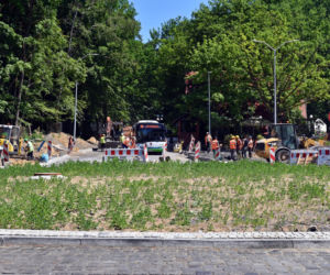 Budowa węzła Głębokie - czerwiec 2021