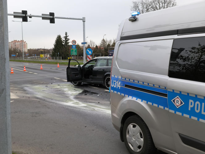 Wypadek na Konstytucji 3 Maja w Lesznie