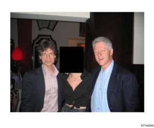 Mick Jagger, Bill Clinton
