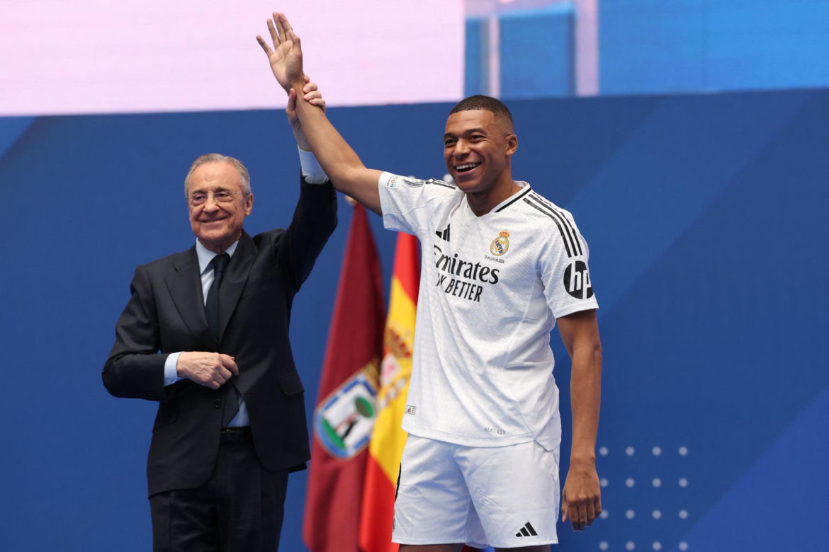 Prezentacja Kyliana Mbappe w Realu Madryt