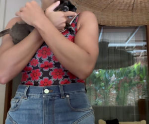 Malwina Wędzikowska uratowała psa