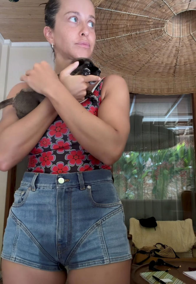 Malwina Wędzikowska uratowała psa