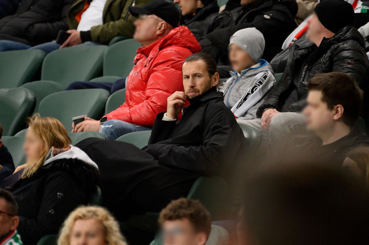 Grzegorz Krychowiak na meczu Legii