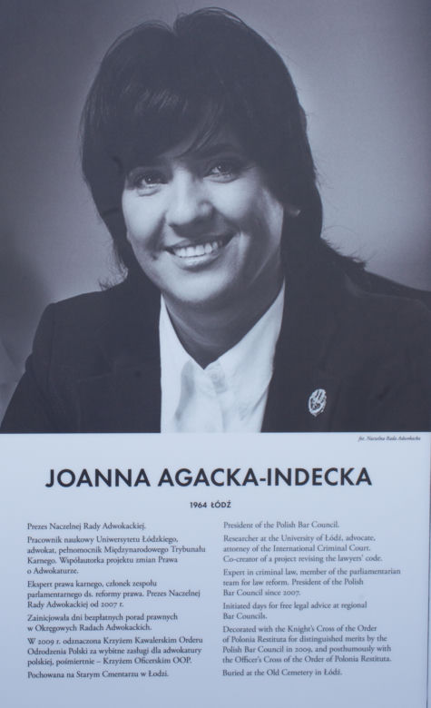 adw. Joanna Agacka-Indecka – prezes Naczelnej Rady Adwokackiej