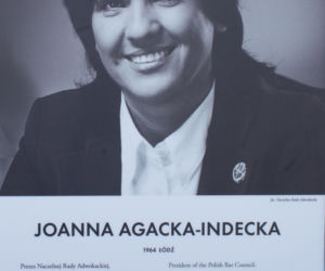 adw. Joanna Agacka-Indecka – prezes Naczelnej Rady Adwokackiej