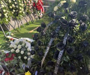 Wieniec Dody na pogrzebie Łukasza Litewki