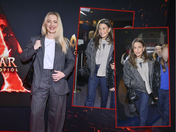 Gwiazdy na premierze. Kurdej-Szatan przyszła sama, a Wieniawa przyprowadziła młodszą siostrę