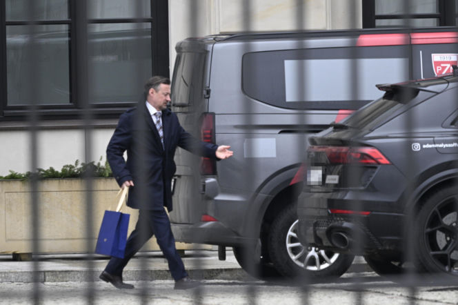 Kacper Tomasiak i skoczkowie u prezydenta