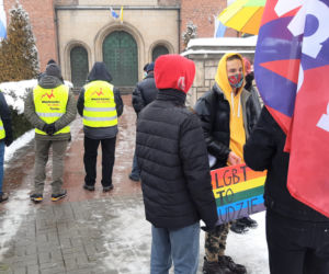 „LGBT to ludzie - uliczny protest w Tarnowie