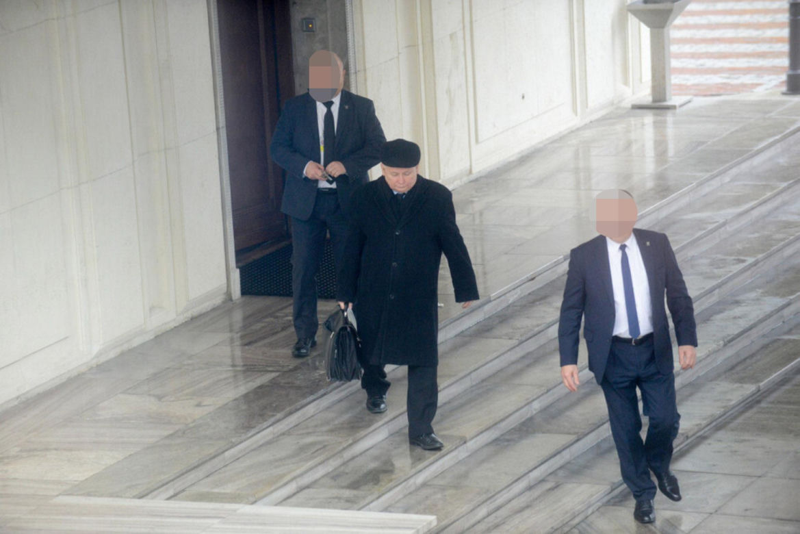 Jarosław Kaczyński z ochroną