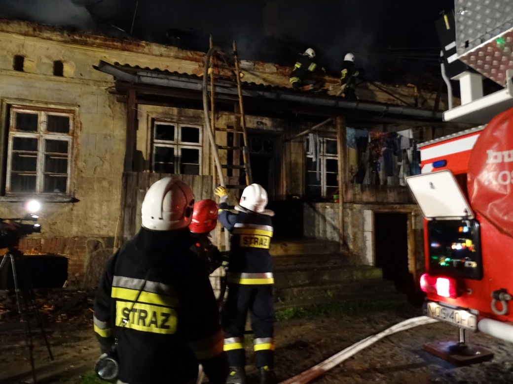 Pożar w Durach pod Morągiem