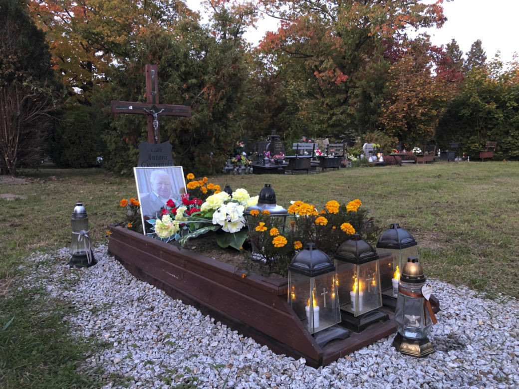 Grób Antoniego Gucwińskiego. Tu spocznie Hanna Gucwińska?