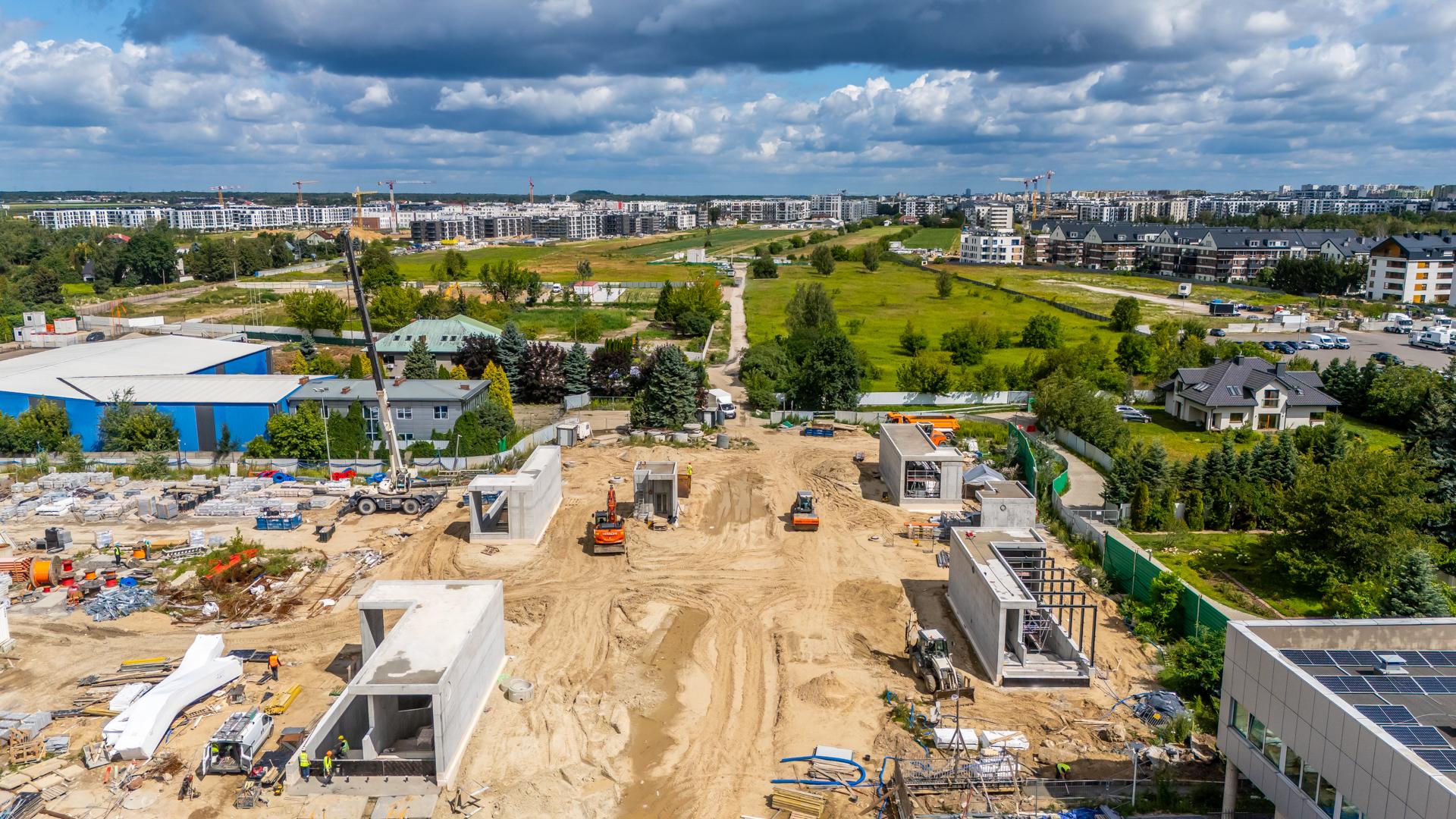 Ostatnie niezabudowane działki w rejonie stacji metra M2 Chrzanów
