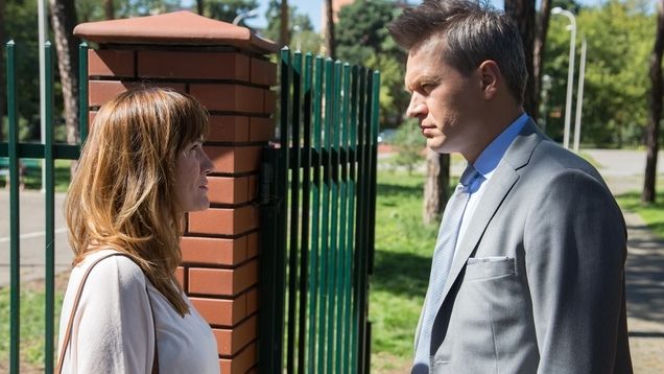 Na dobre i na złe odcinek 650, Falkowicz (Michał Żebrowski), Kasia (Ilona Ostrowska)
