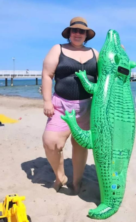 Dominika Gwit na wakacjach z synkiem