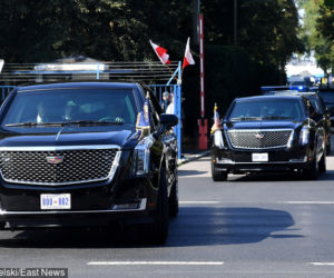 Cadillac One w Warszawie. Wizyta wiceprezydenta Stanów Zjednoczonych Michaela Pence’a w Polsce