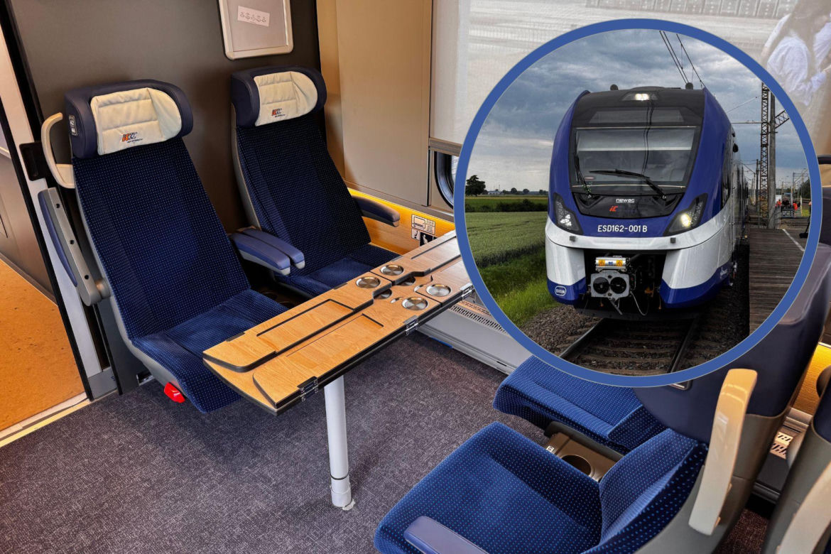Tak wygląda nowy pociąg PKP Intercity. Zajrzeliśmy do środka!