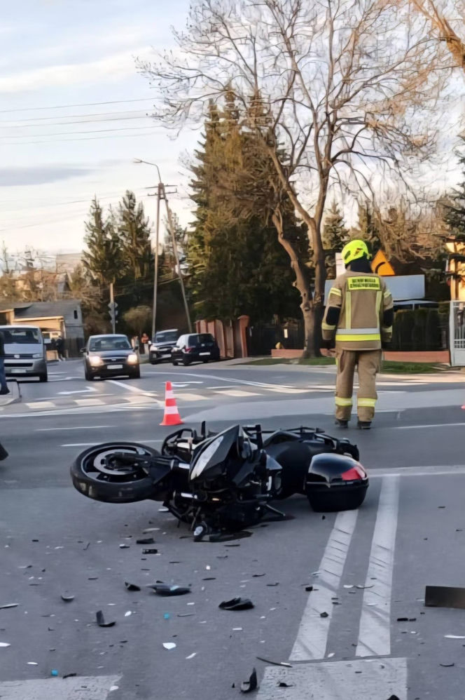 Baron miał spowodować wypadek pod Warszawą